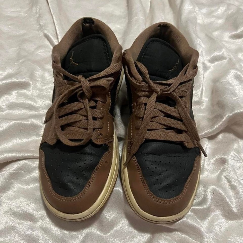 Jordan 1 Low Archaeo Brown trainers sneaker 6.5M Streetwear sportswear skater - Picture 6 of 7